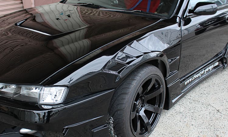 55ミリ幅 サメエラダクト付き フロントフェンダー