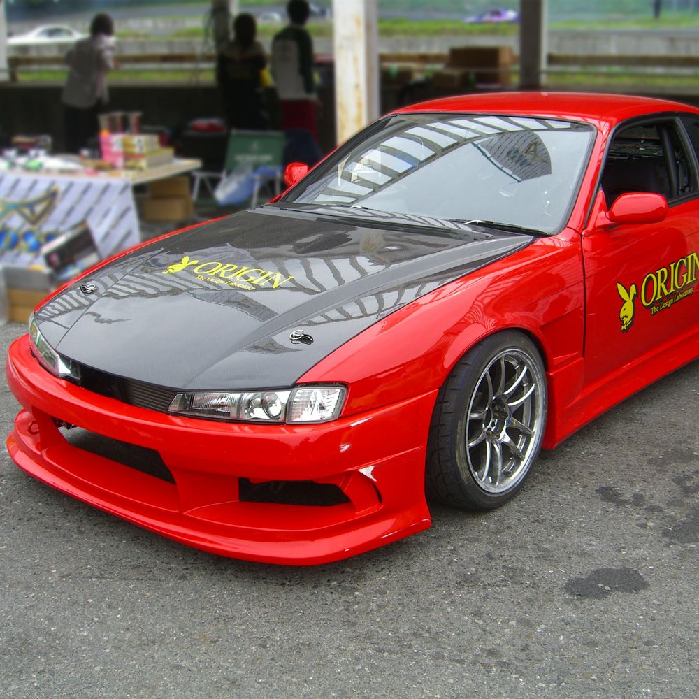 S14 シルビア　後期　社外　カーボンボンネット　直接渡し S14シルビア後期 エアロカーボンボンネット タイプ2 | エアロ通販