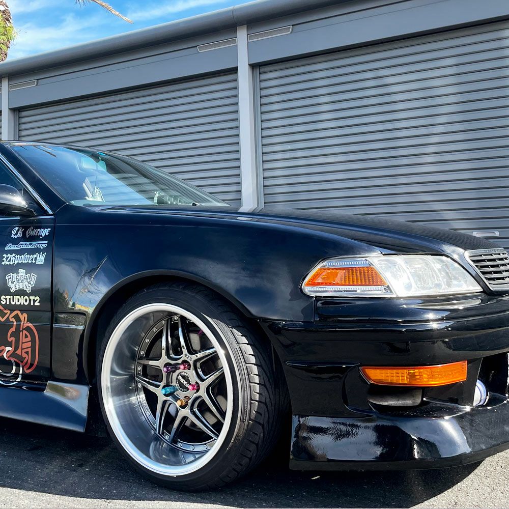 JZX100 MARK II用　社外フェンダー　メーカー不明 100系マーク2のフロントフェンダー片側50mmワイド | エアロ通販