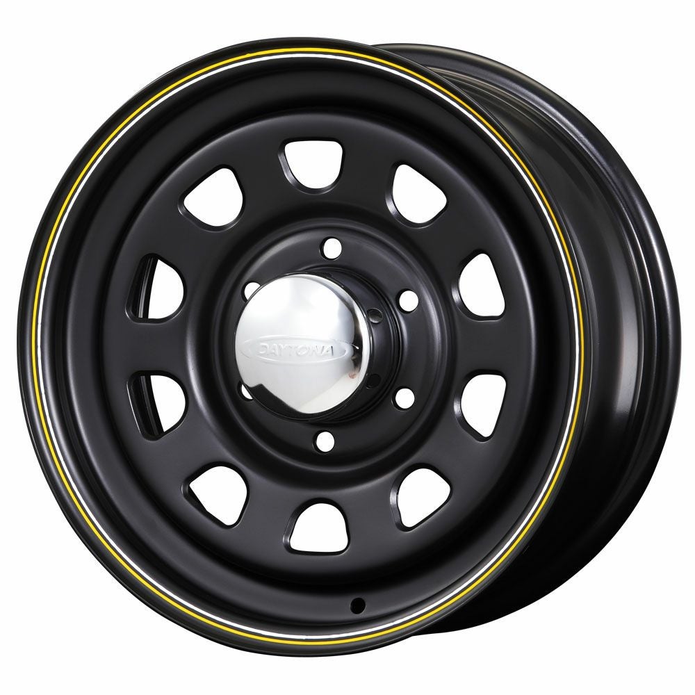 DAYTONA-RS マットブラック 16×6.5J +38 6H ホイール1本 | エアロ通販 DAYTONA-RS マットブラック 16×6.5J +38 6H ホイール1本 | エアロ通販