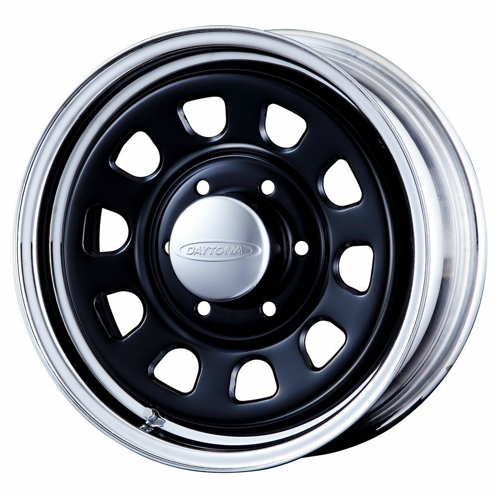 Daytona-RS 16-inchx6.5J+38 6-hole chrome & black — ORIGIN Labo. product photo