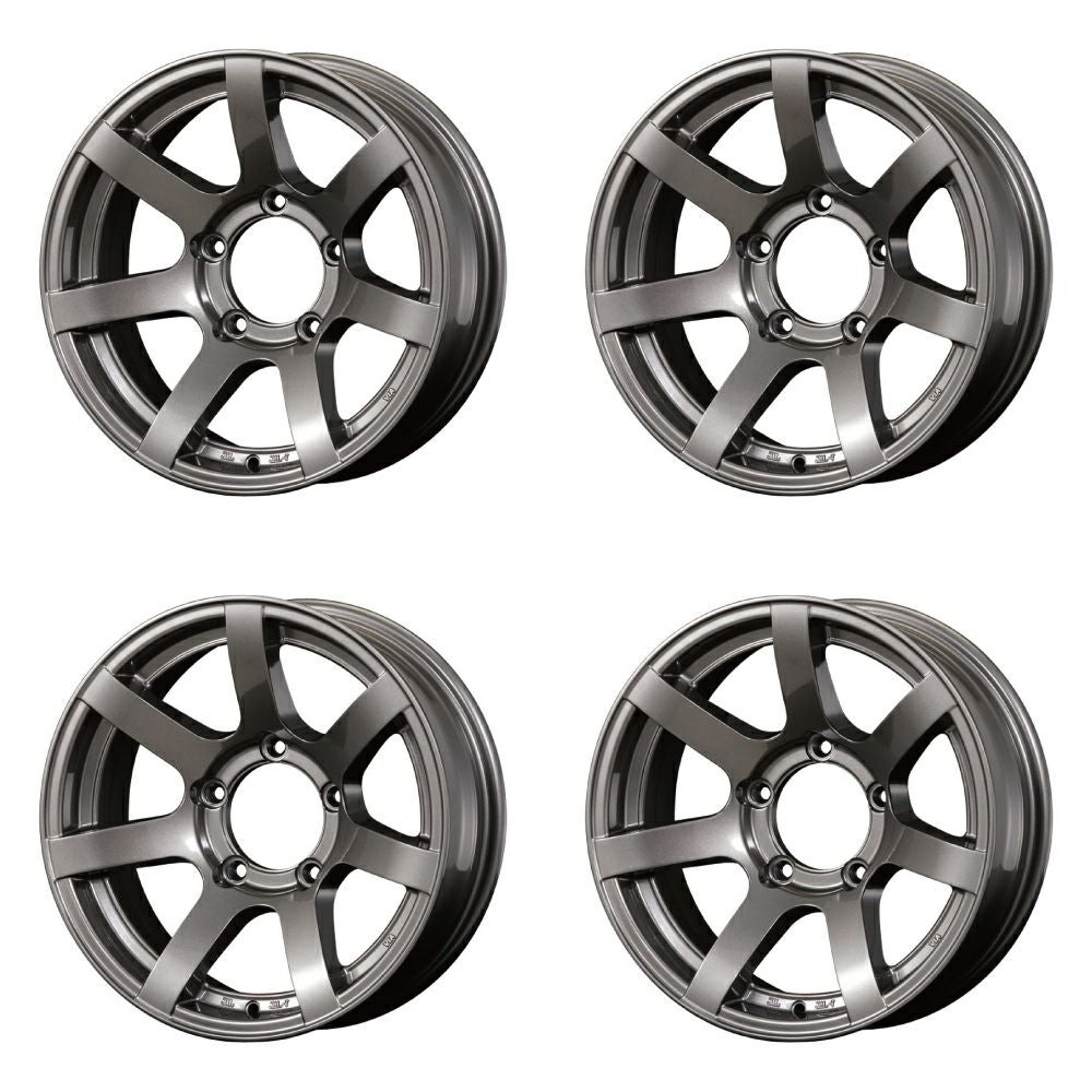 Jimny wheels MUD-S7 16-inch 5.5J -20 gunmetal set of 4 — ORIGIN Labo. product photo
