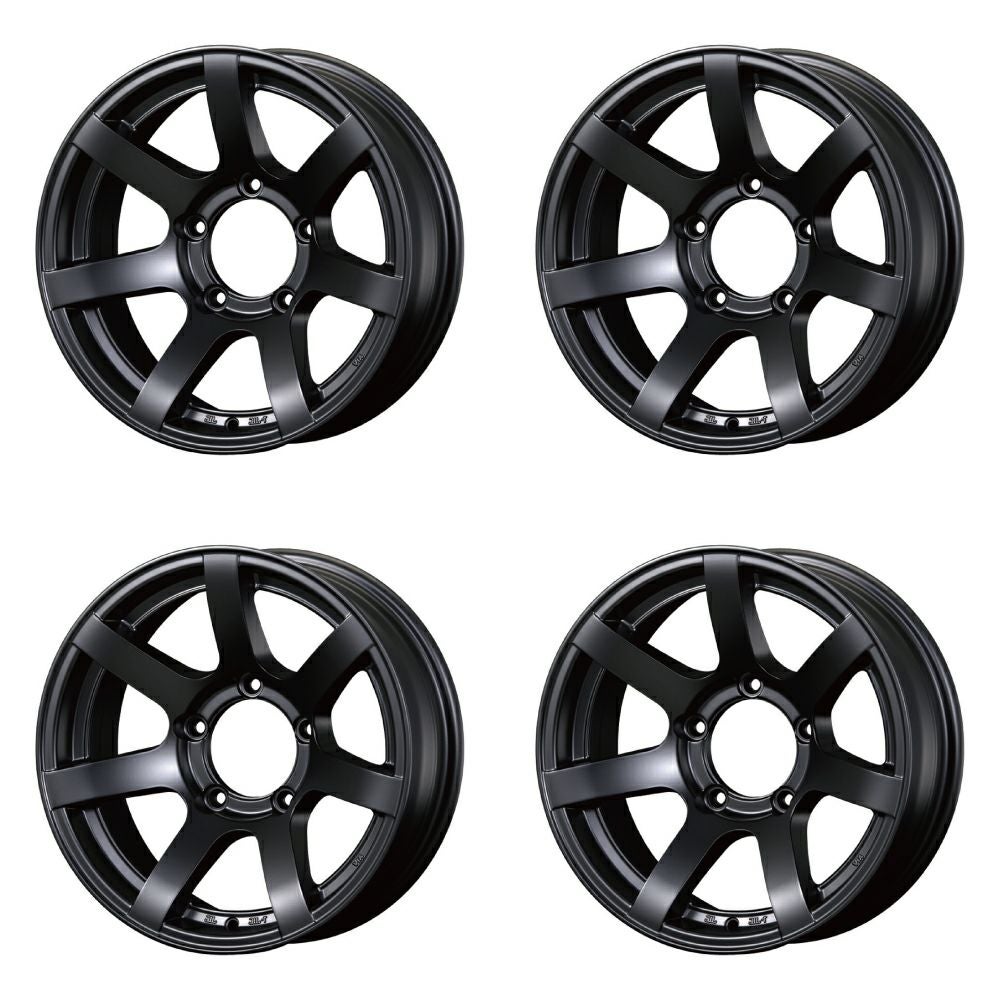 Jimny wheels MUD-S7 16-inch 5.5J -20 matte black set of 4 — ORIGIN Labo. product photo