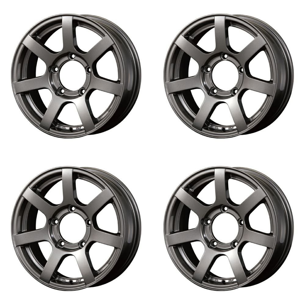 ジムニー ホイール MUD-S7 ガンメタリック 16×5.5J 5H +20 ホイール4本