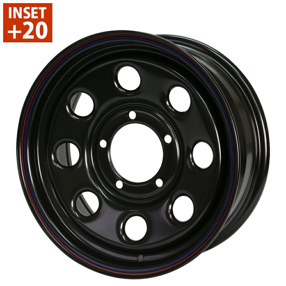 まつど家 鉄八 16×6.0J 5H ジムニー用スチールホイール | エアロ通販