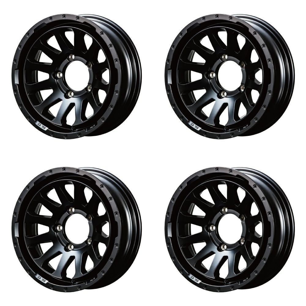 Jimny wheels MUD-ZEUS 16-inch 5.5J -20 matte black set of 4 — ORIGIN Labo. product photo