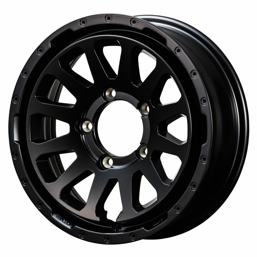 ホイール　リム ジムニー ホイール MUD-ZEUS マットブラックコート 16×5.5J 5H +20