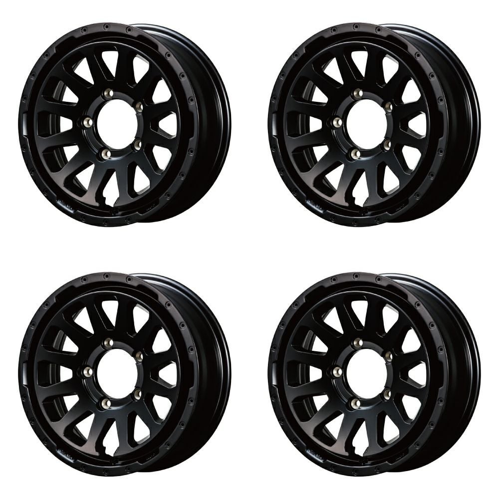 Jimny wheels MUD-ZEUS 16-inch 5.5J +20 matte black set of 4 — ORIGIN Labo. product photo