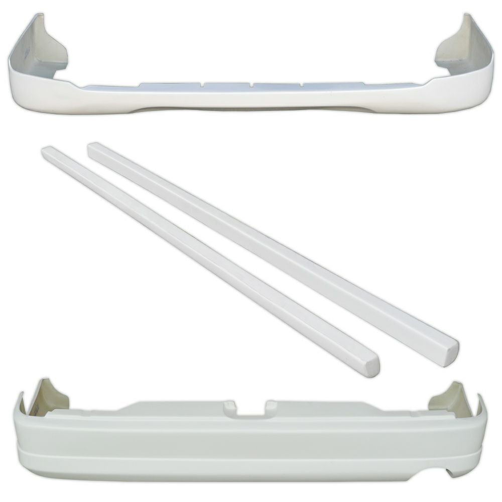 Hiace type 3 narrow body | RUGGER MODEL 3-piece set rear: bumper type — ORIGIN Labo. product photo