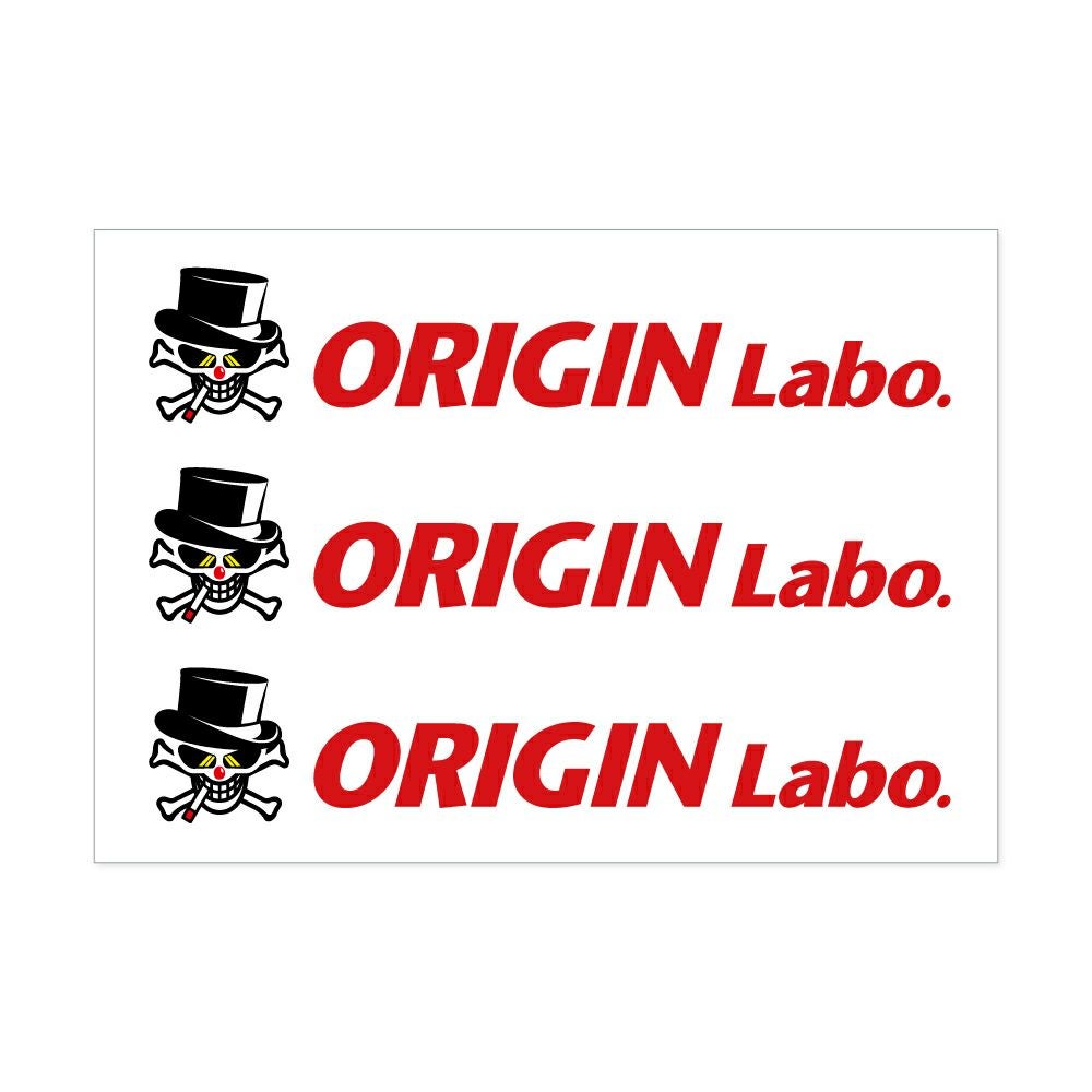 ORIGIN Labo. logo sticker 3-pack — ORIGIN Labo. product photo