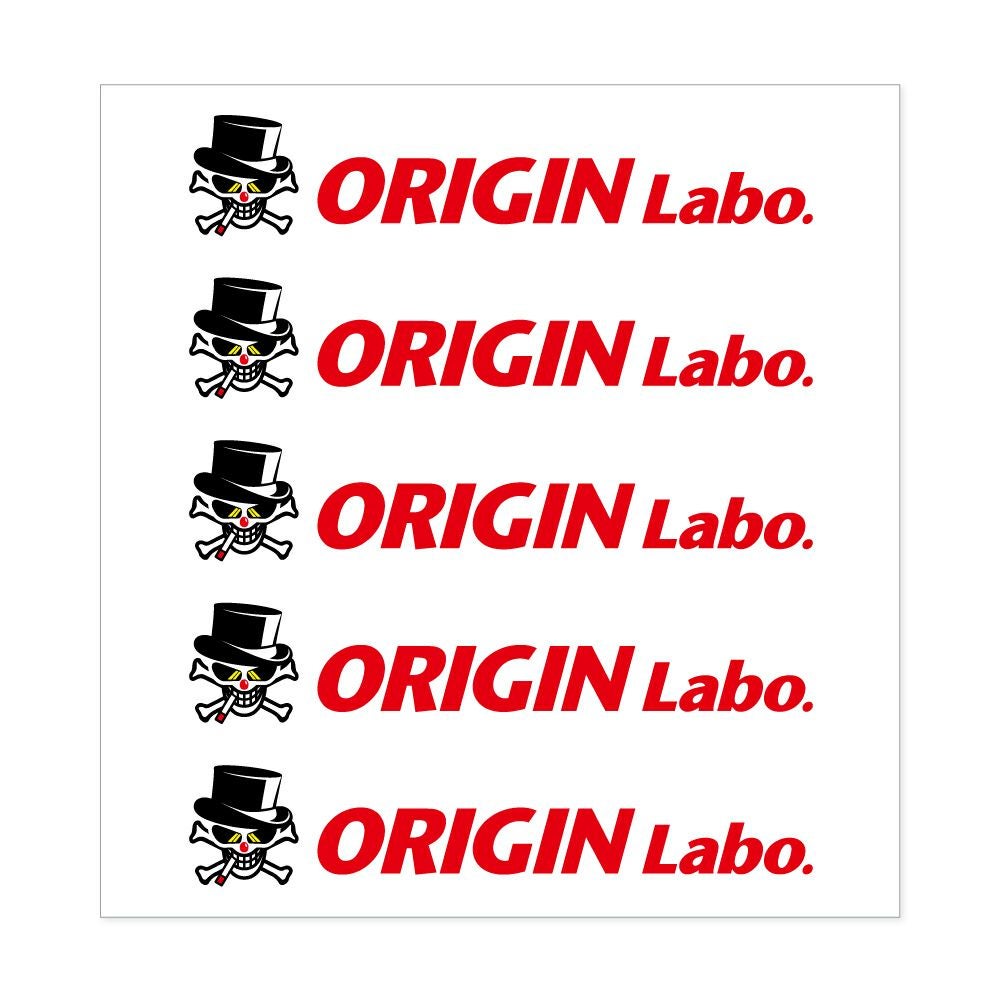 ORIGIN Labo. logo sticker 5-pack — ORIGIN Labo. product photo