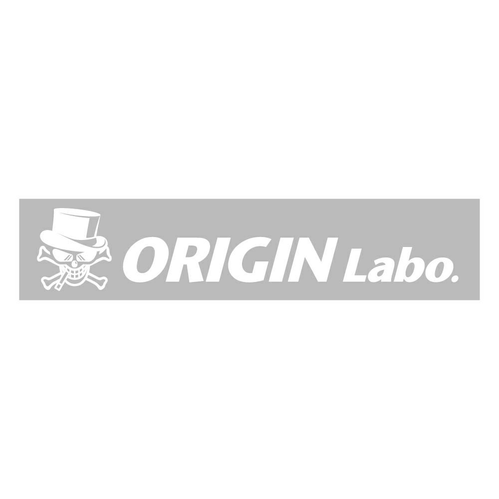 ORIGIN Labo. logo cut-out transfer sticker white — ORIGIN Labo. product photo