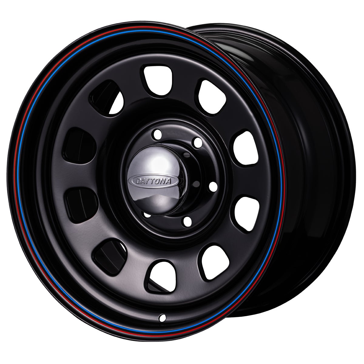 DAYTONA-RS Hiace for 17-inchx9J +25 6-hole PCD139.7 CB110 black — ORIGIN Labo. product photo