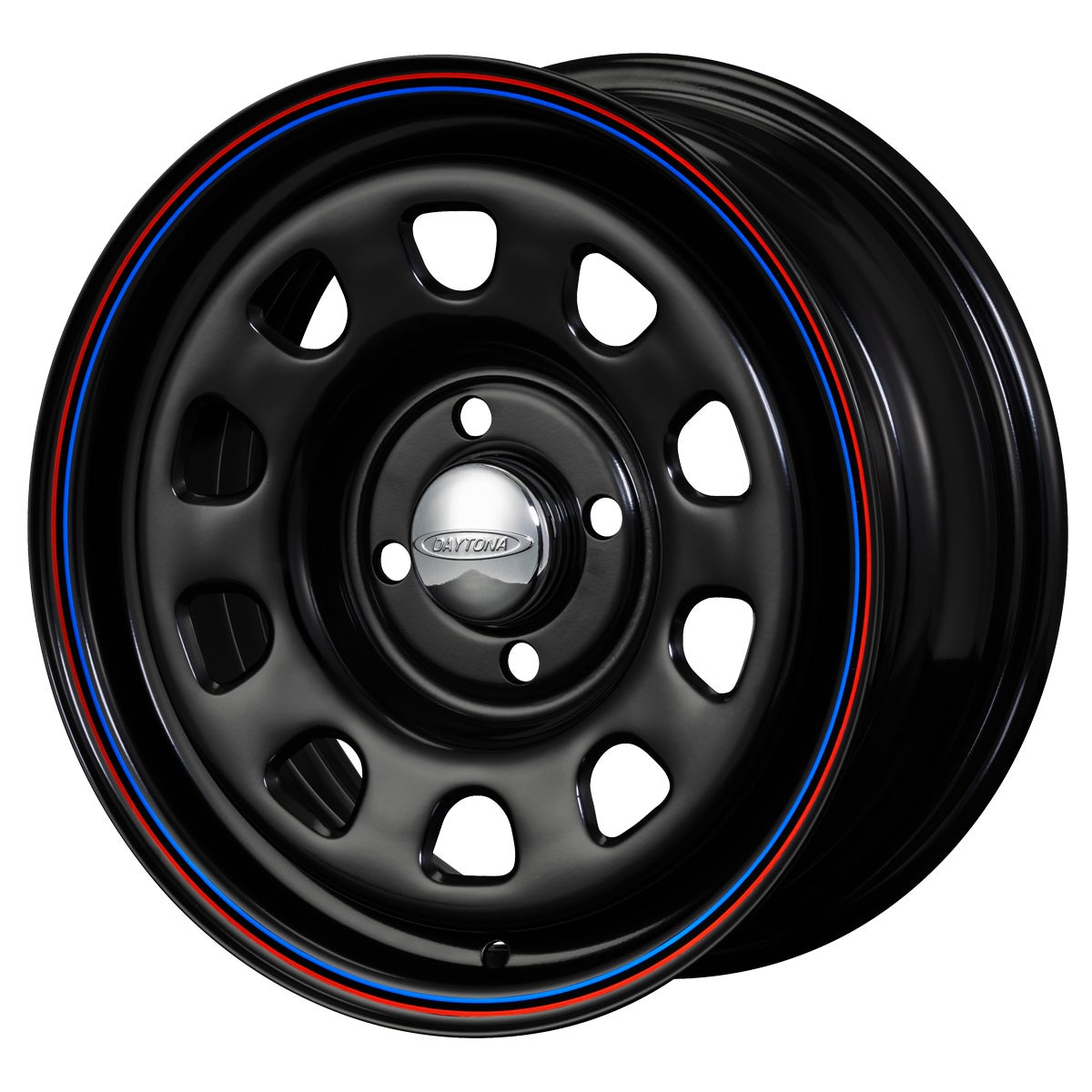DAYTONA-RS Probox for 14-inchx6J +30 4-hole PCD100 CB68 black — ORIGIN Labo. product photo